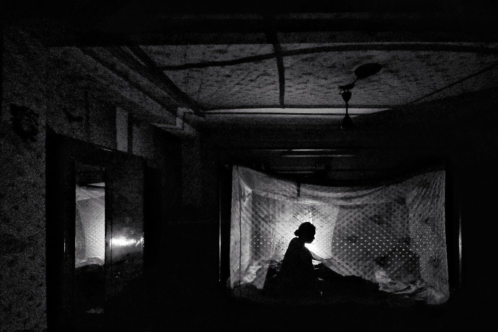 Darkness of her imagination.