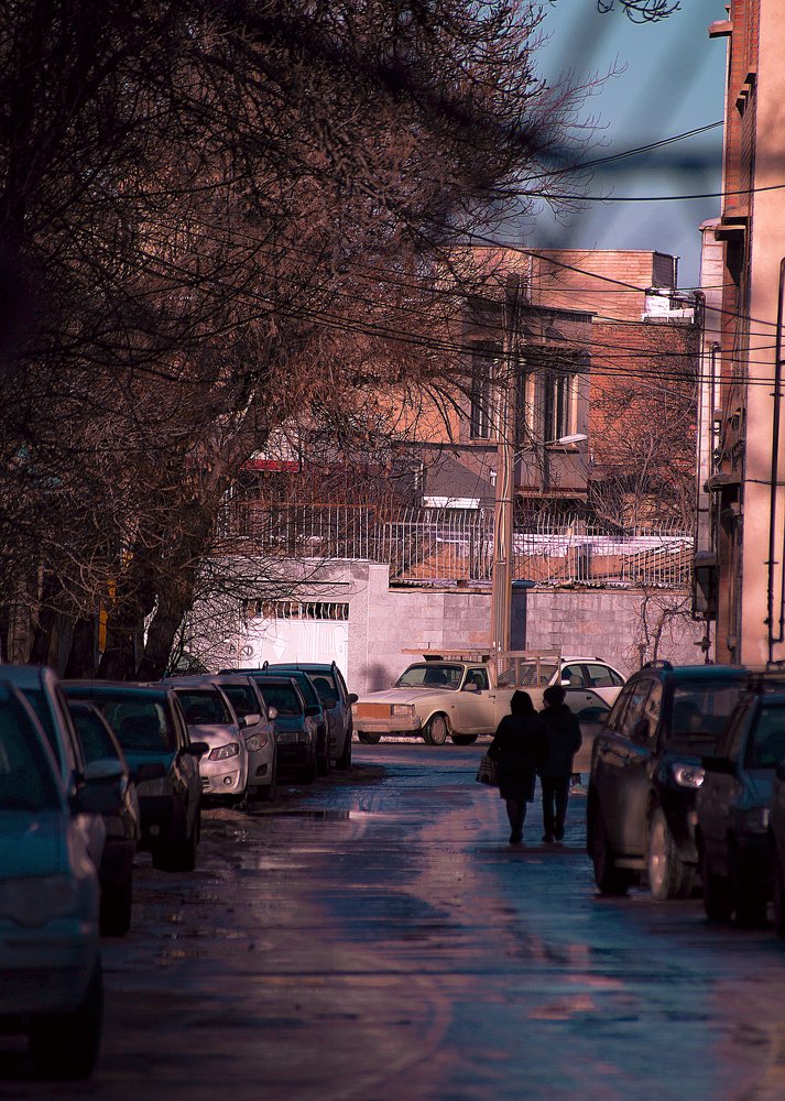 Walking on the blue way