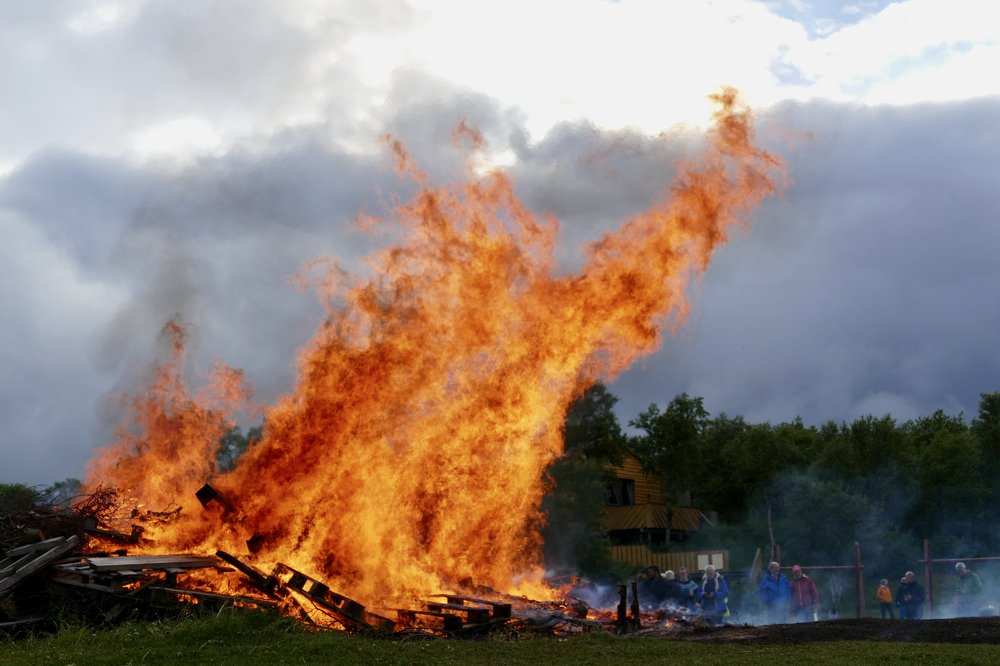 Midsummer bonfire