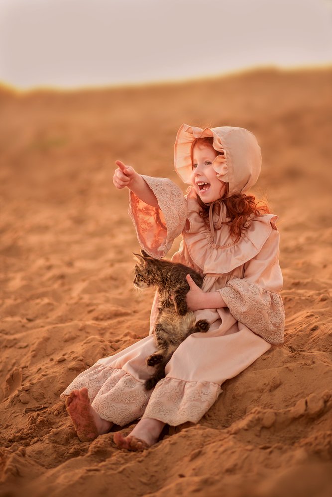 Амили и её котёнок