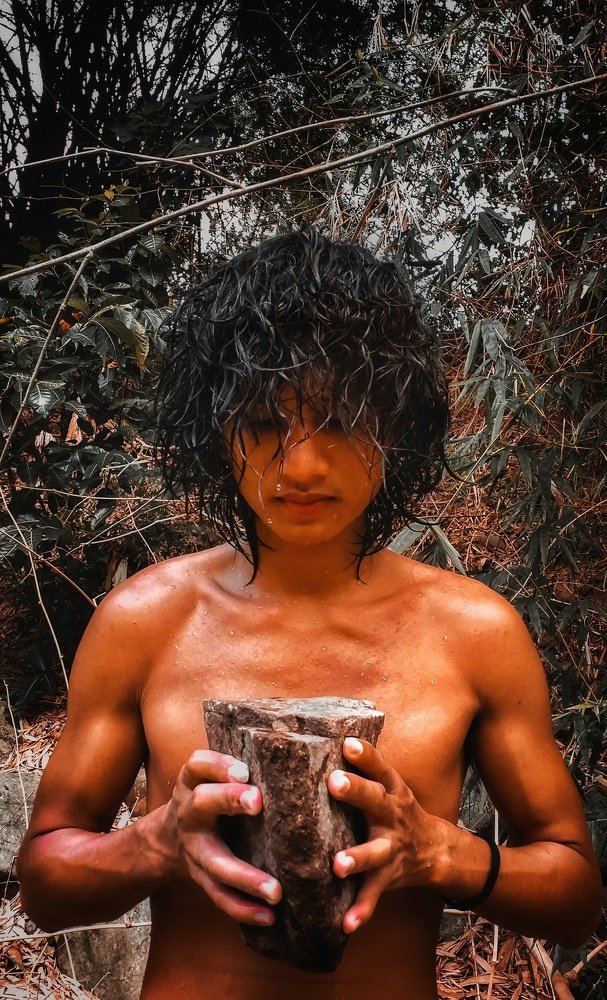 The rock man