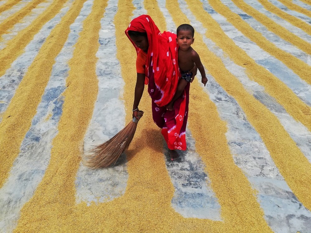 Hard working mother.