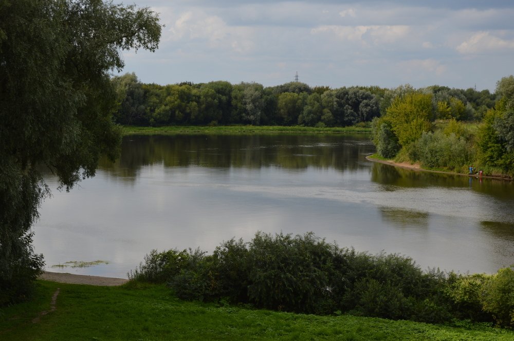 Река Москва. Возле Коломенского кремля
