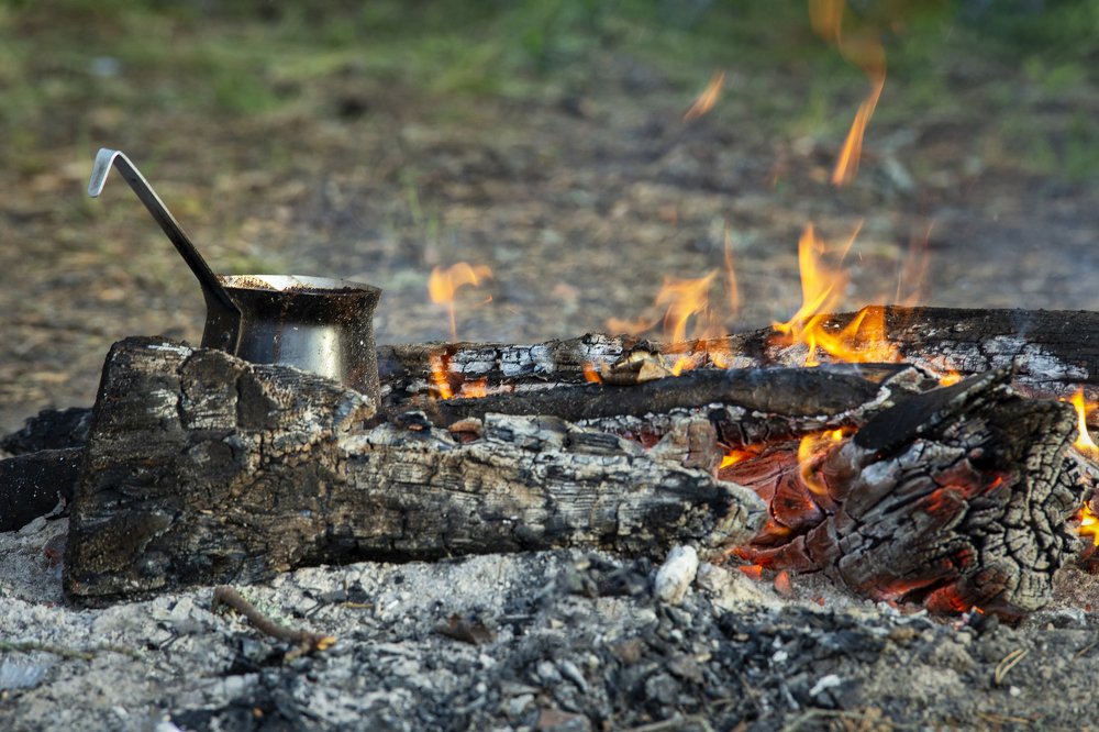 Кофе с дымком.