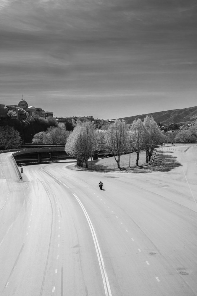 Пустой город Тбилиси, Грузия.