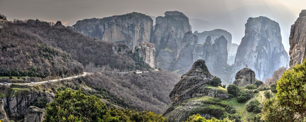 Meteora Rocks Greece