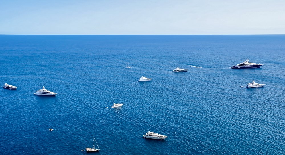 The Mediterranean Sea at Capri - Italy