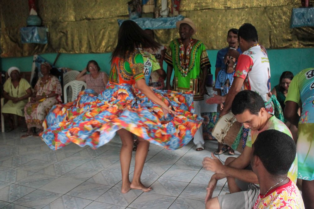 Dançando Tambor de Crioula.