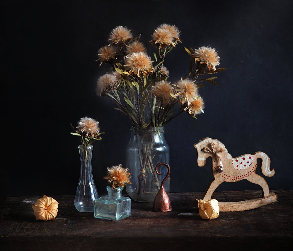 С деревянной лошадкой