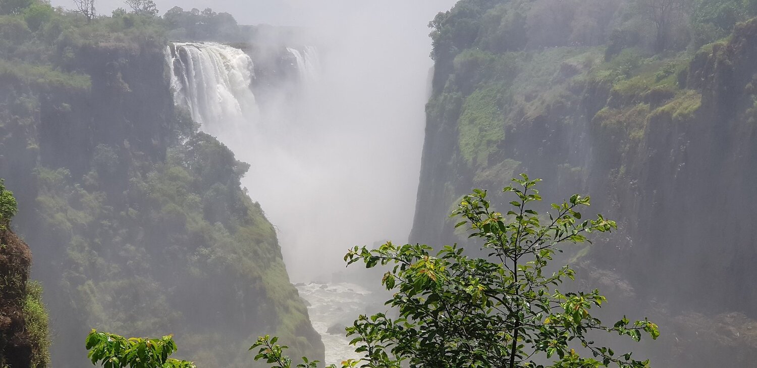 Mist over Victoria Falls