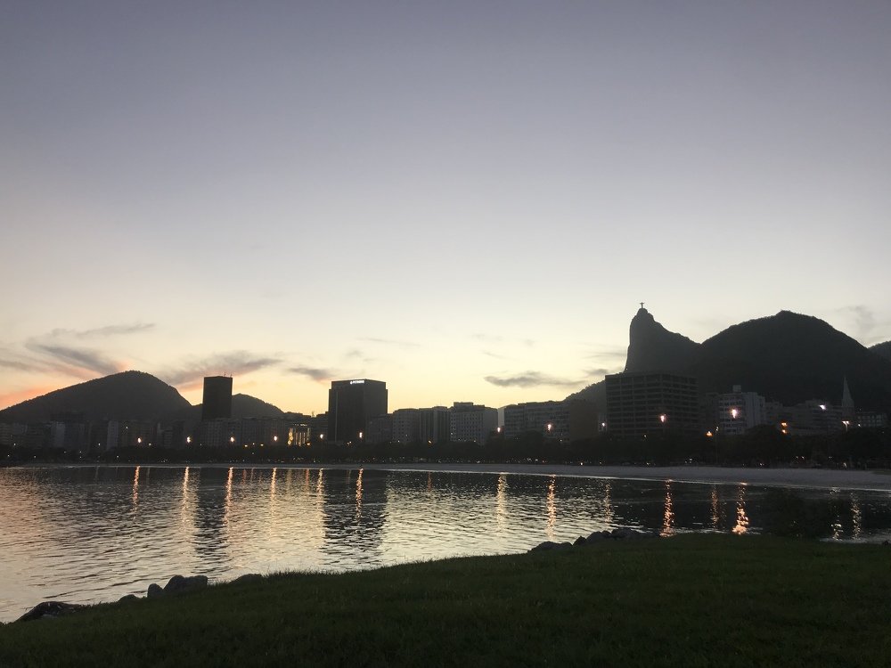 dusk in rio de janeiro
