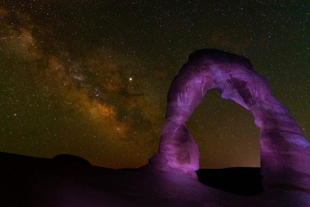 MilkyWay Lands on Arches