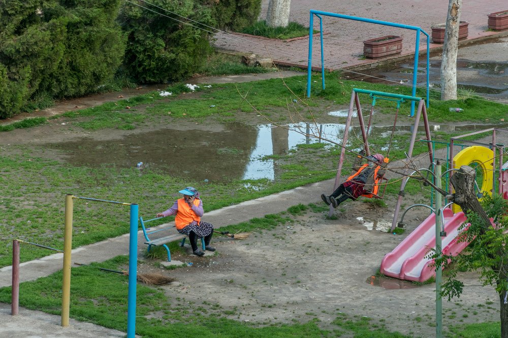 Карантин в Ташкенте.