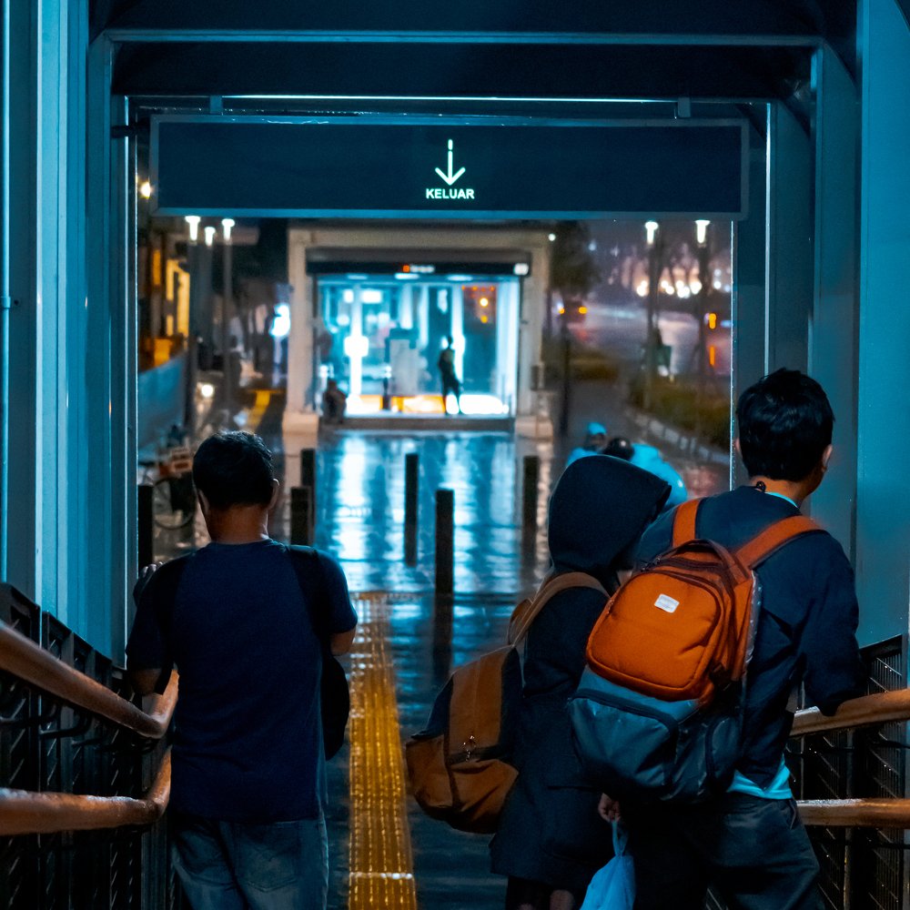 waiting for the rain