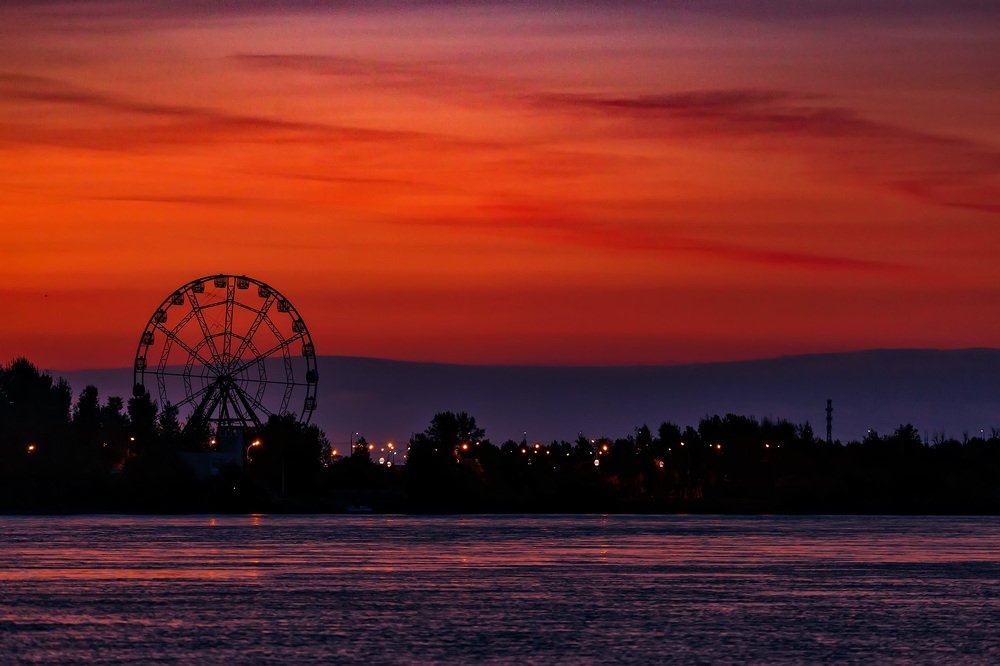 Рассвет в Иркутске/Dawn in Irkutsk, Siberia