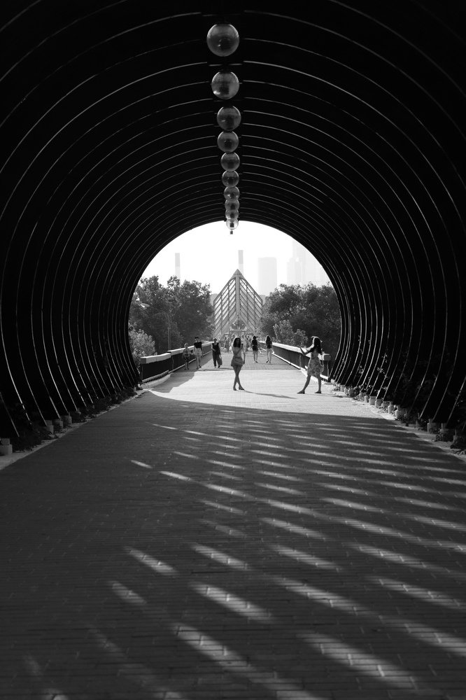 Light end of the tunnel ...