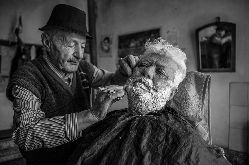 Old hairdresser