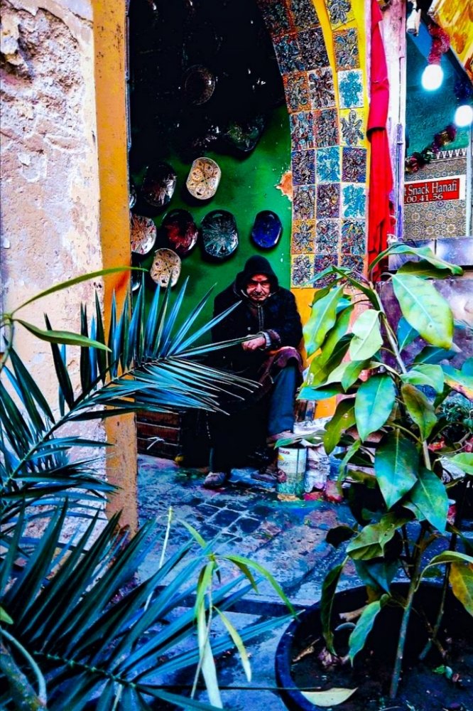 Old man in old Medina