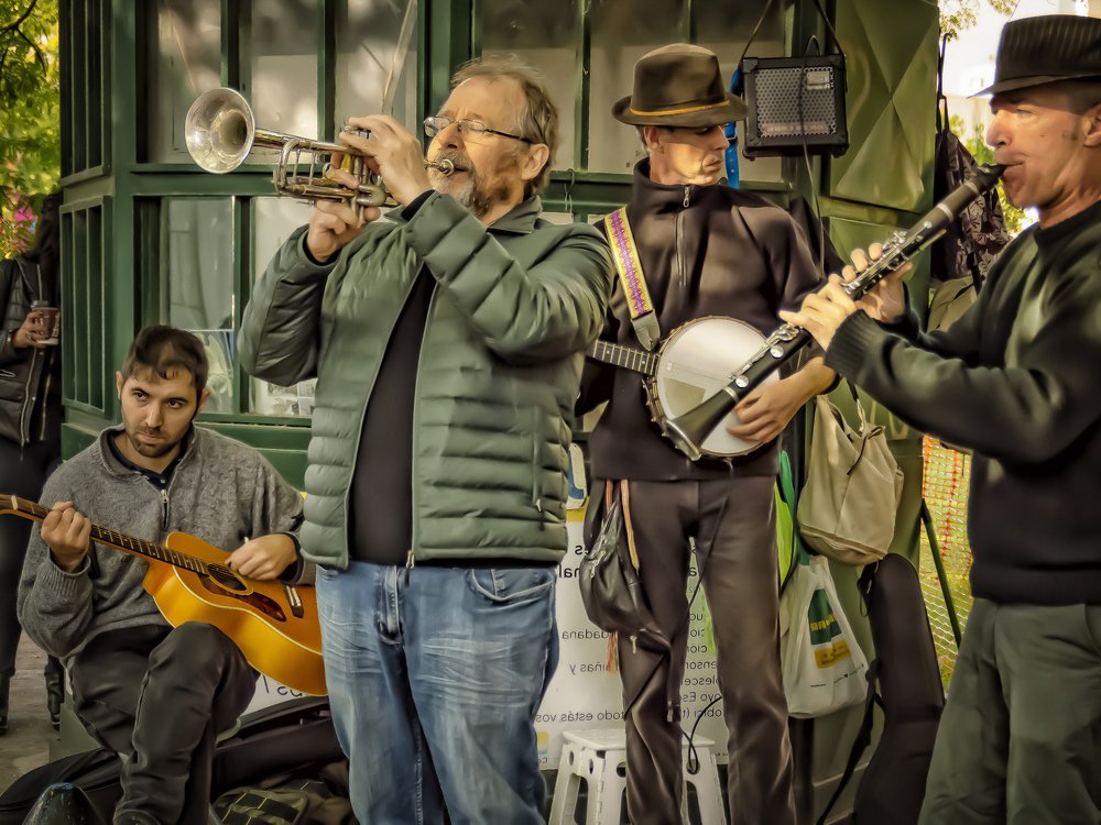 Musicos callejeros