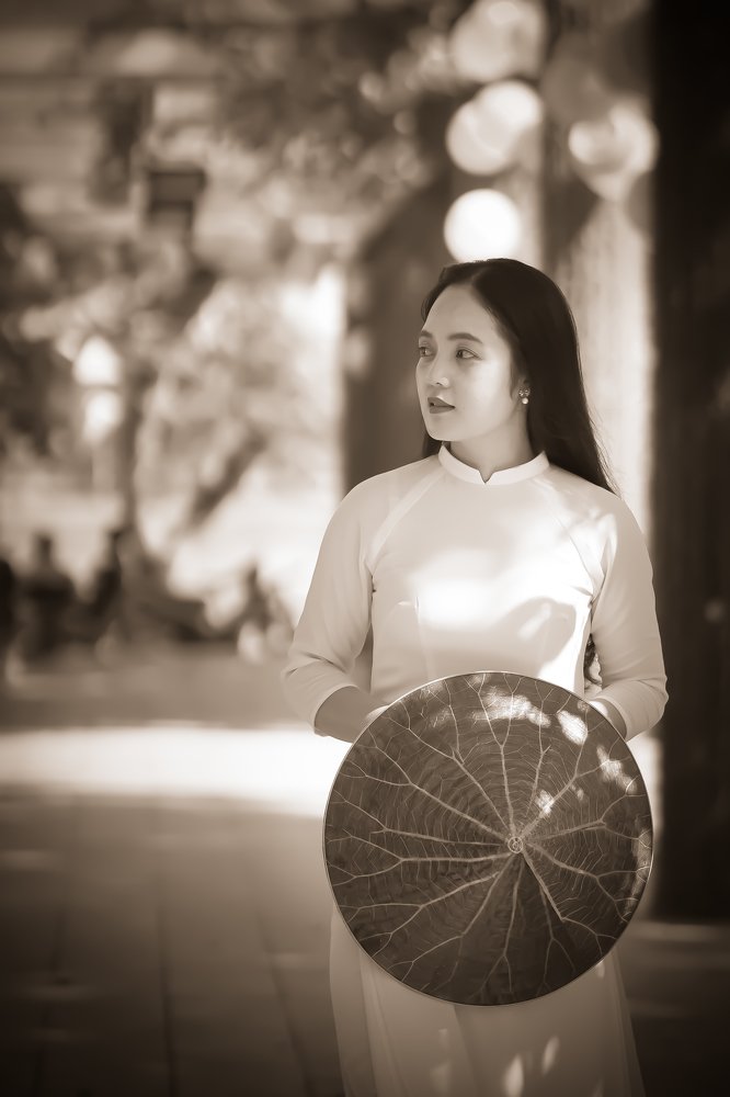 The Ao dai girl
