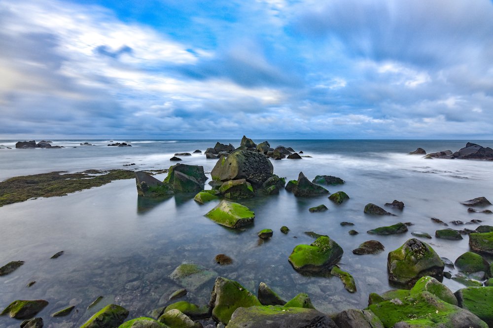 The dramatic seascape