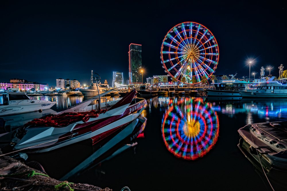 Night Batumi, Georgia