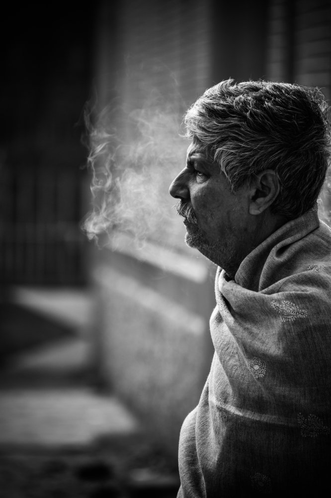Man with old habits