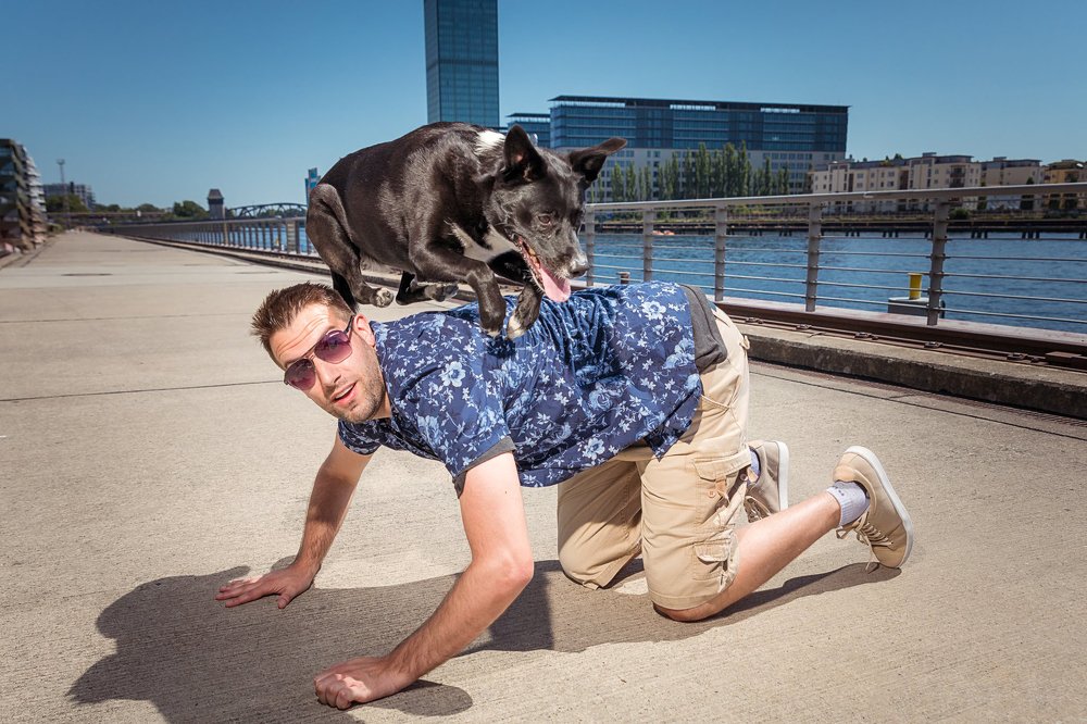 Печенька и ее хозяин.