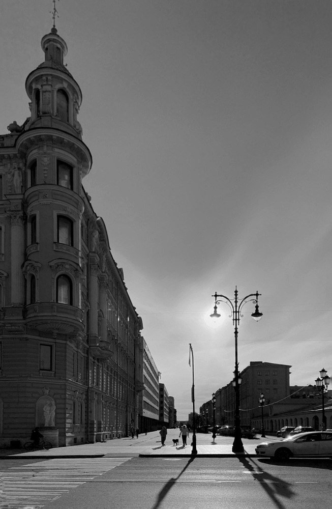 солнце в фонаре