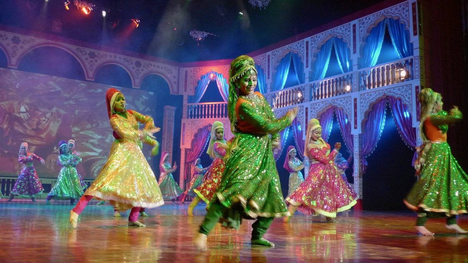 Colorful dance