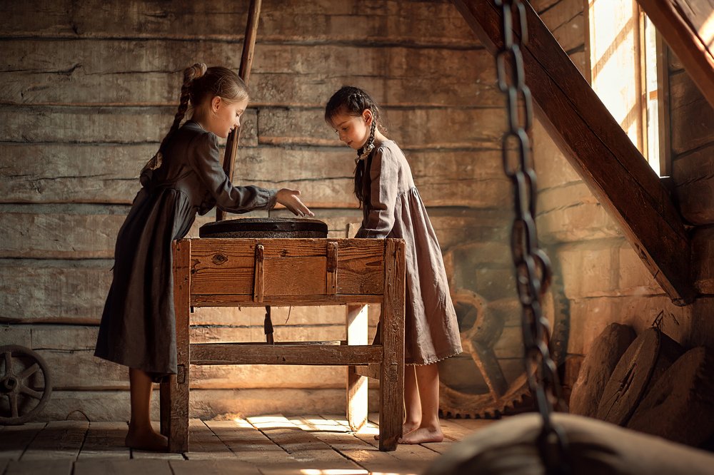 На мельнице