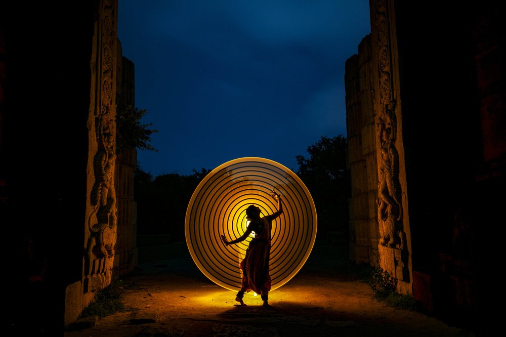 Natyam - LightPainting!!