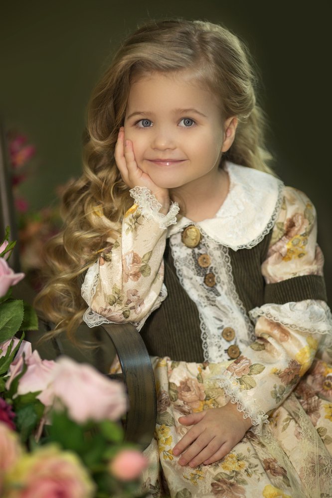 Детский студийный портрет