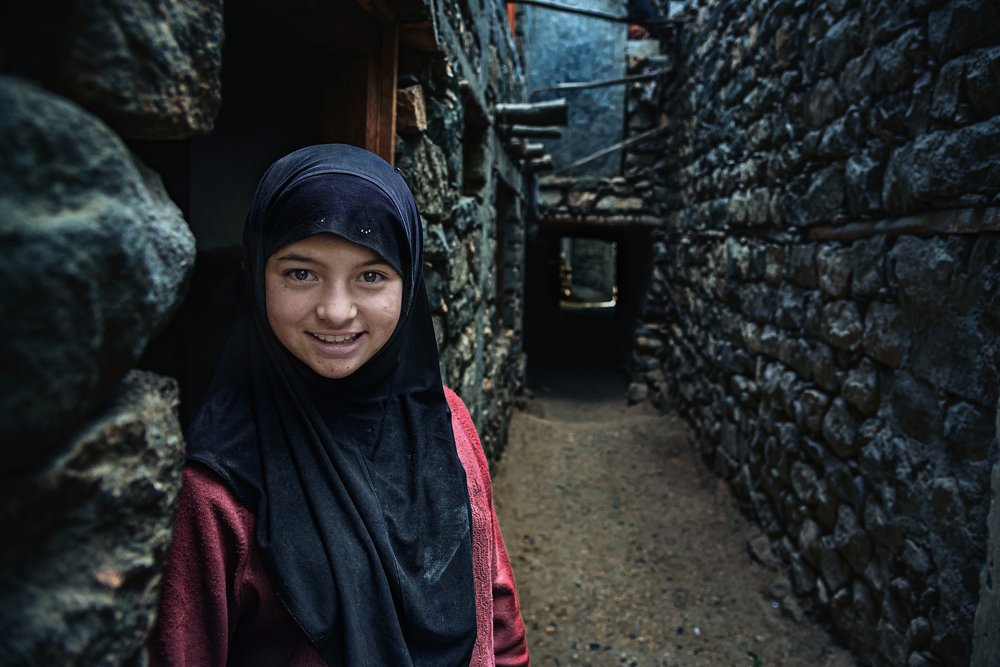 Smile on the mountain