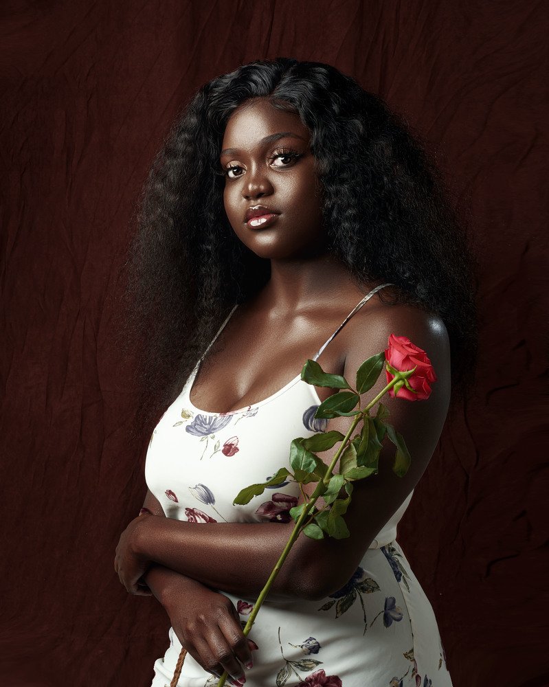 Beautiful african woman