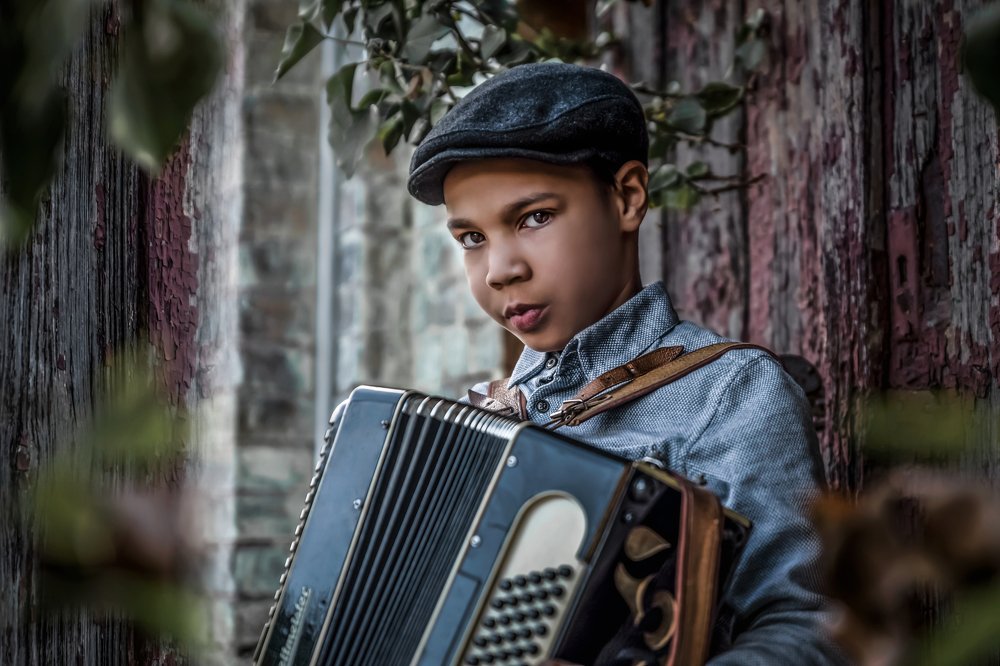 Passion for music portrait