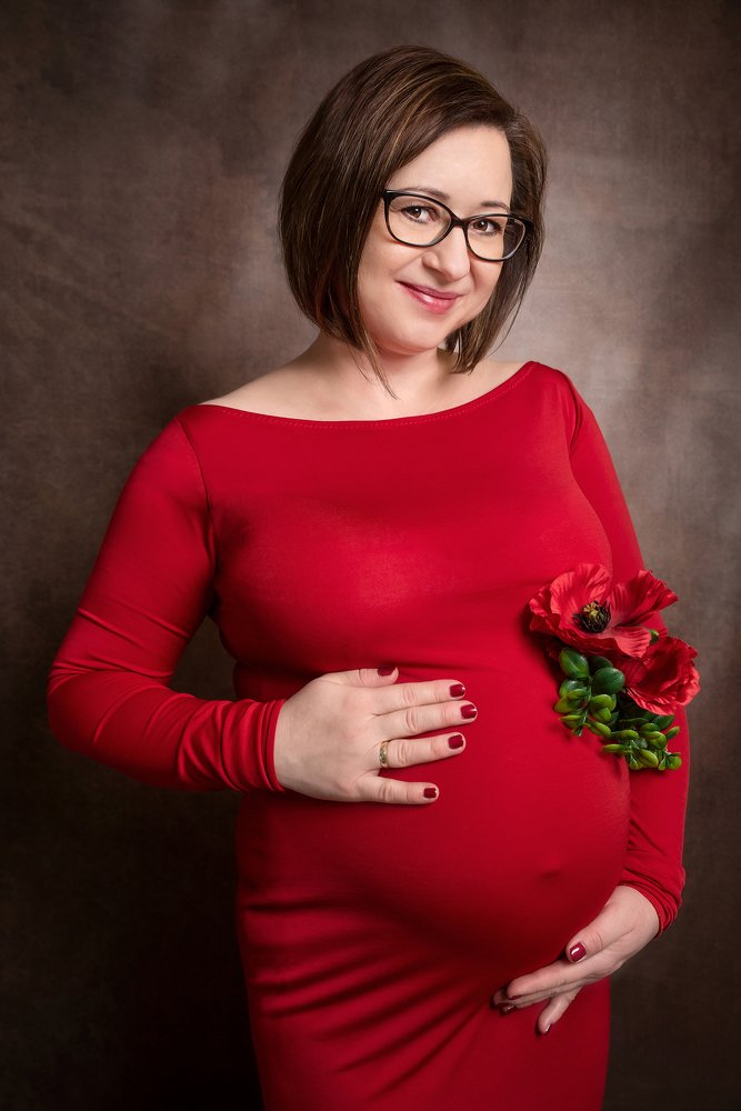 Lady in red