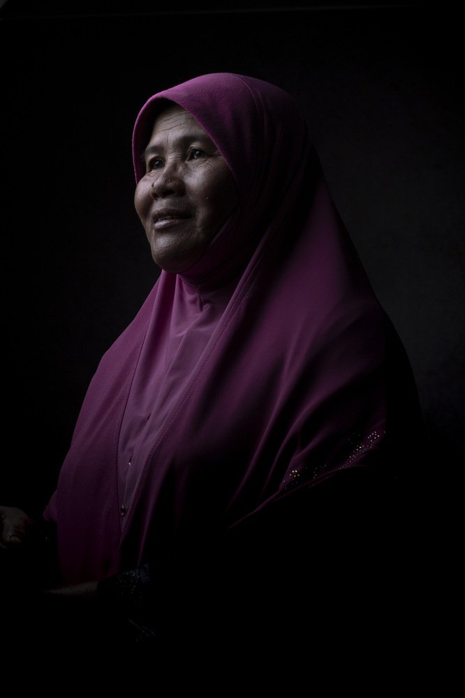 Mom and touch of light