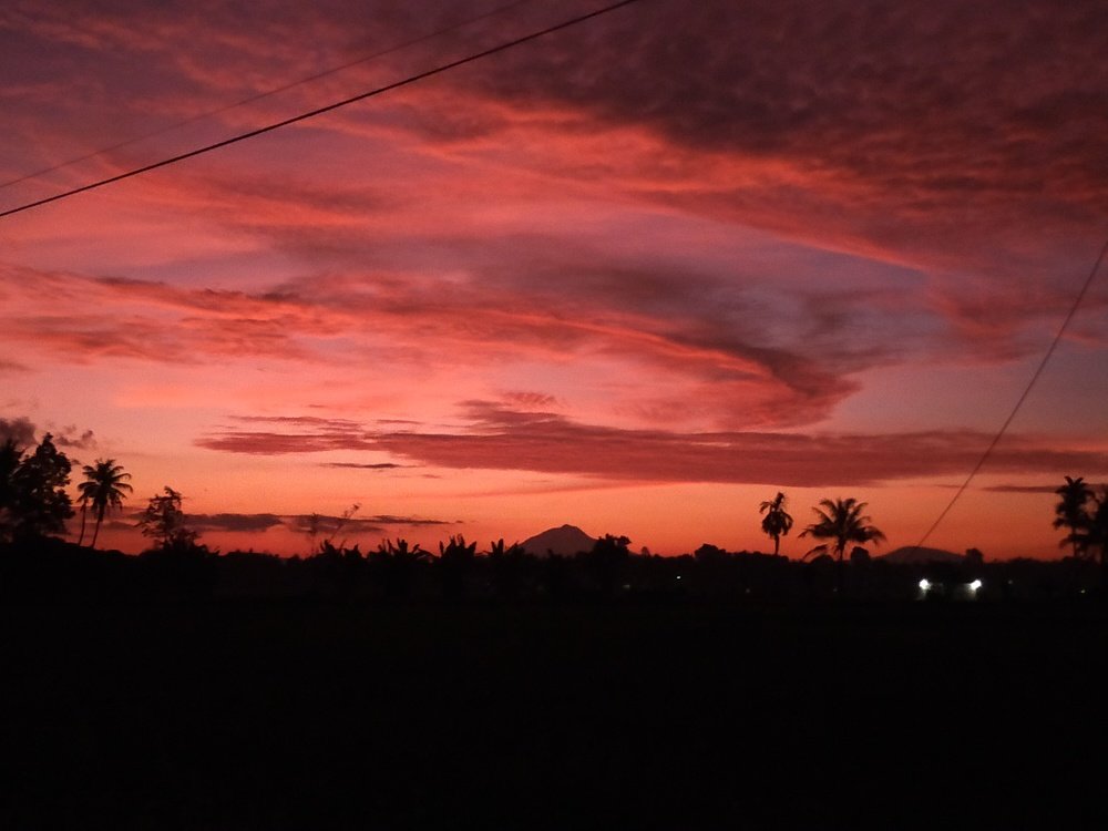 Mount Seulawah in the Evening