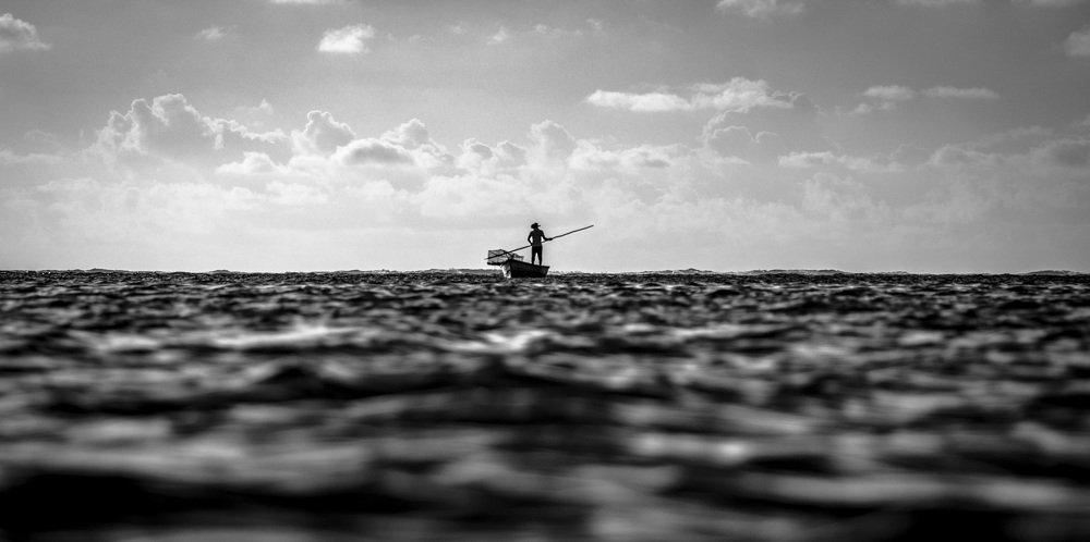 Mauritian Fisherman at sunrise