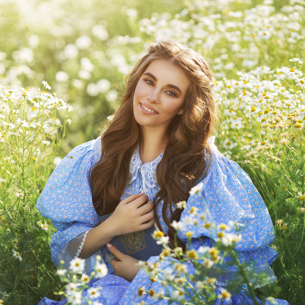 В ромашковом поле...