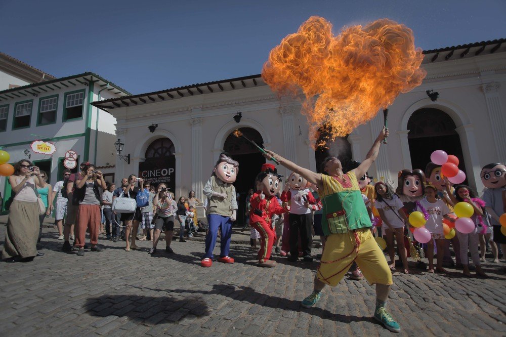 Street artist - Festival de Cinema de Ouro Preto - Brazil
