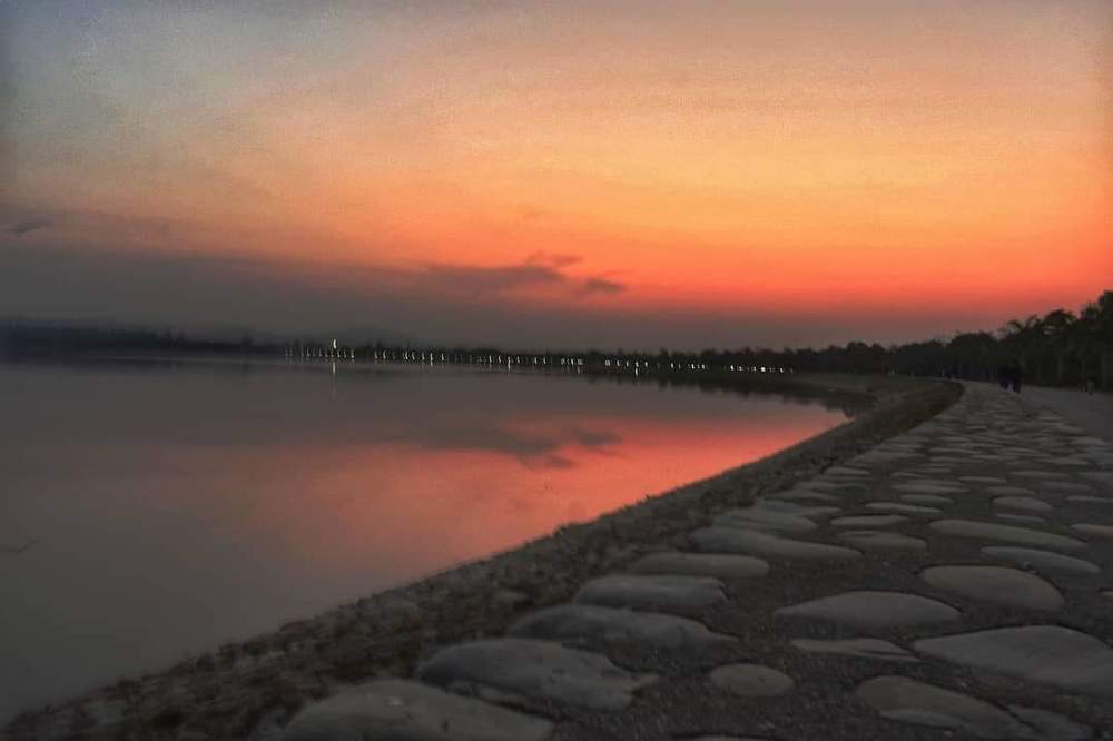 Fog with Sunrise colours