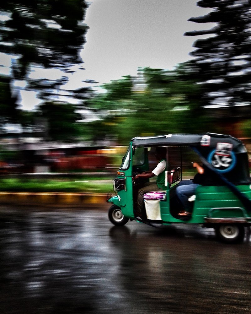 Rainy day.
