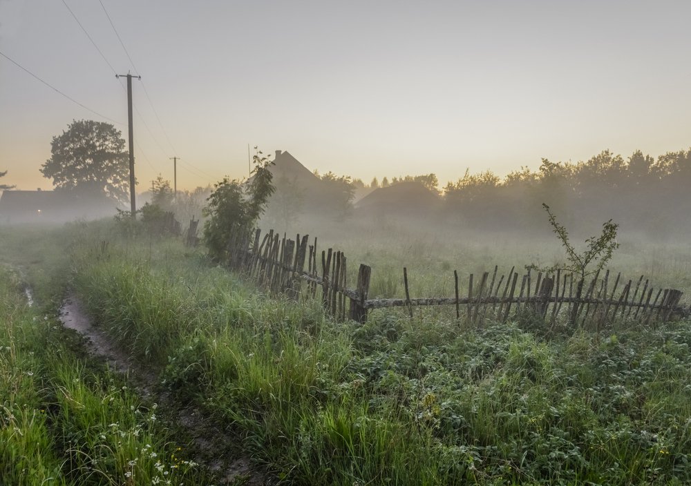 Вечер в деревне