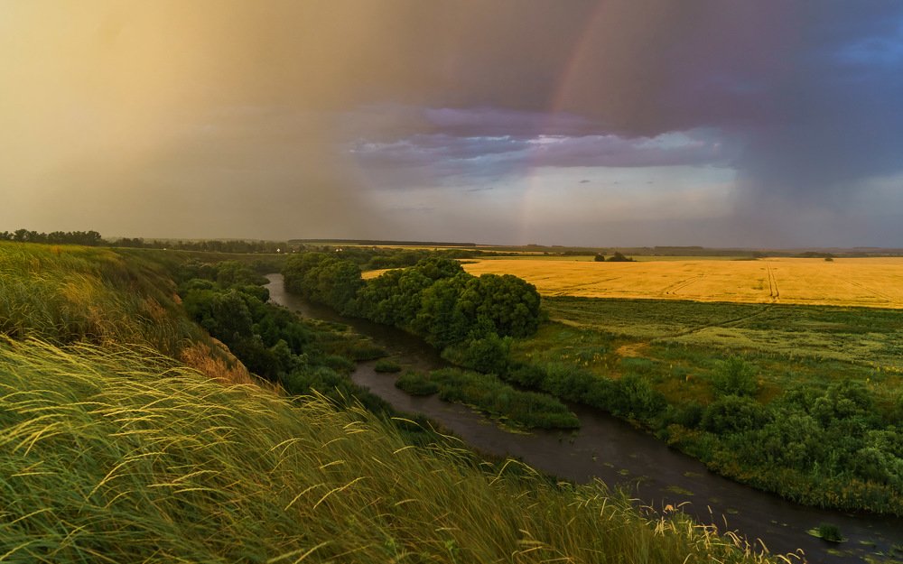 На реке Кшень.