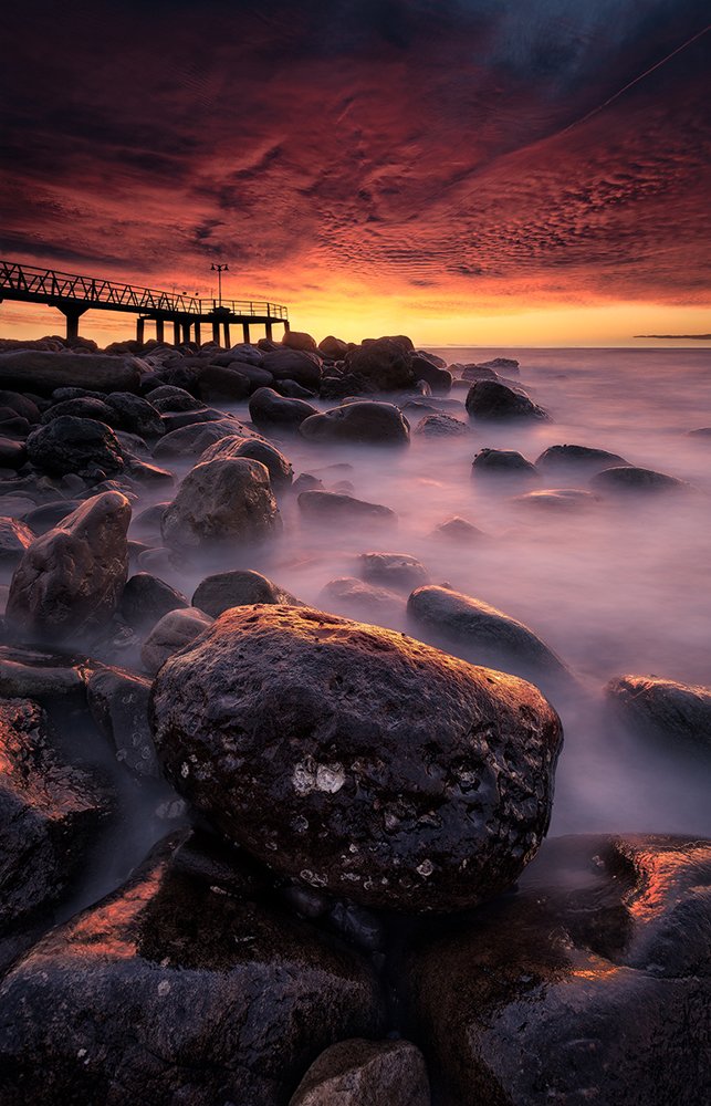 Rainbows in the sky.