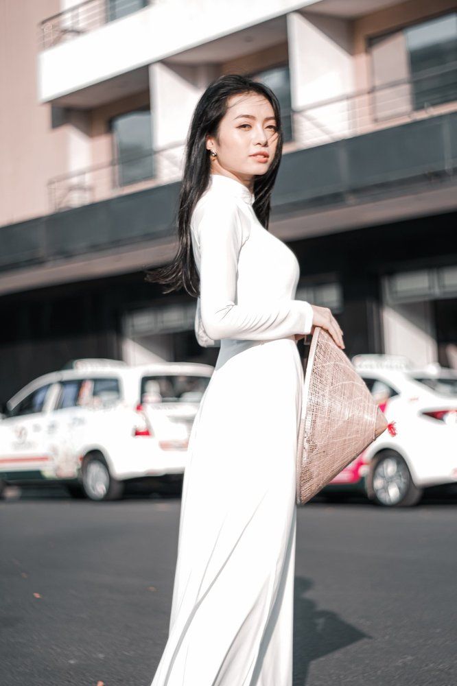 Aodai Saigon's street