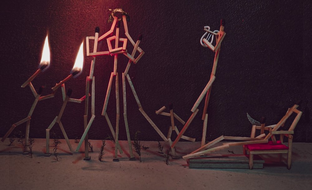 Recreation of The Graces and Venus Dance before Mars