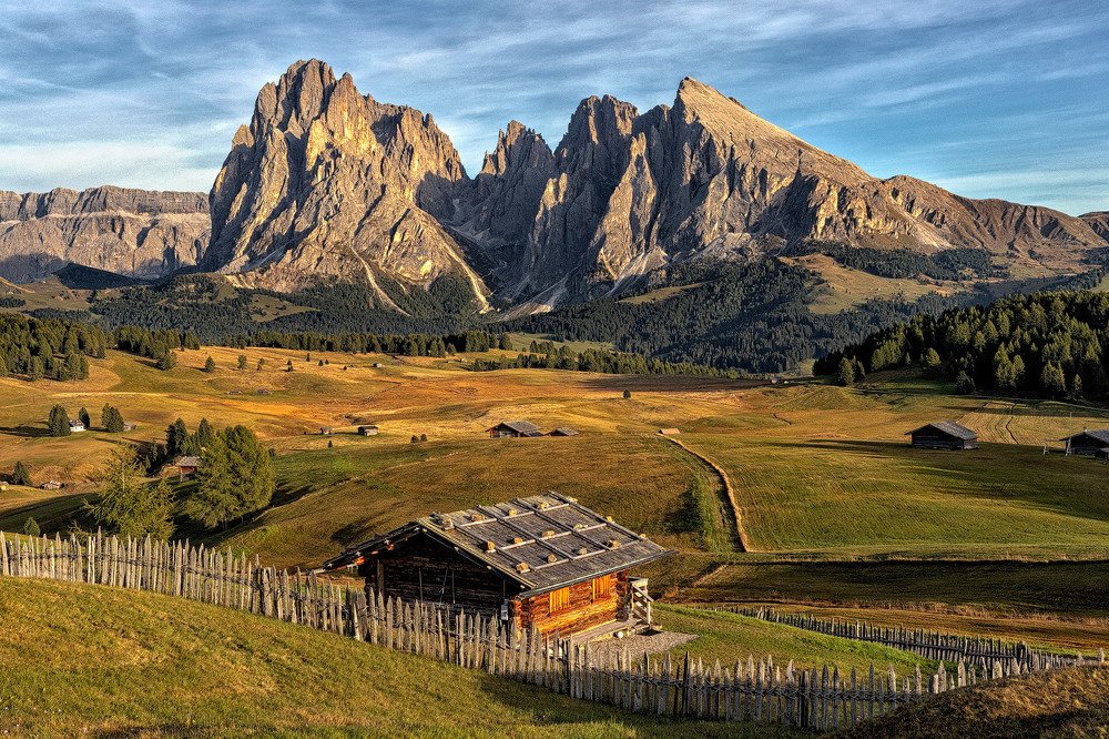 Sunset at Alpe di Siusi